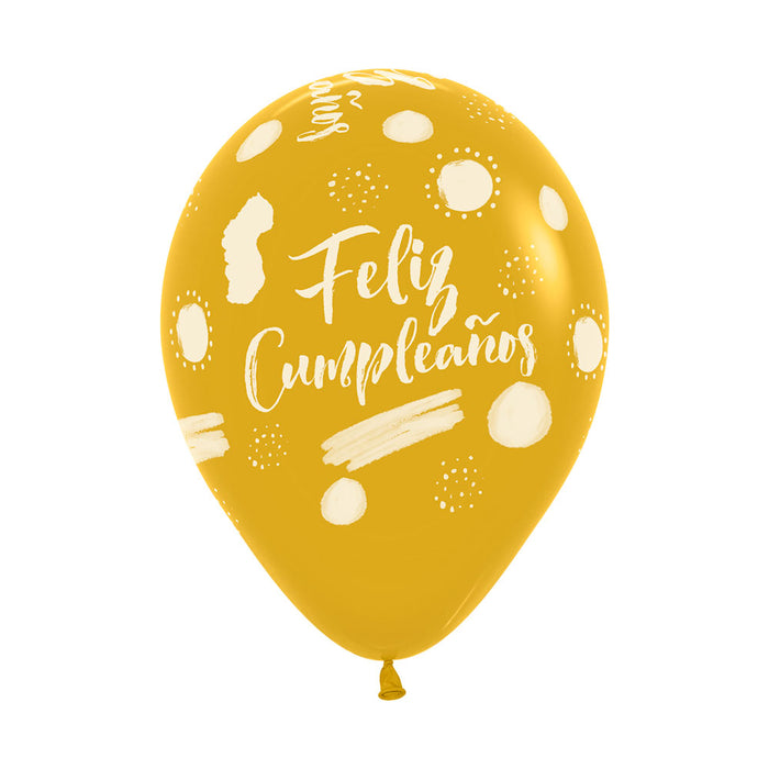 Bouquet Feliz Cumpleaños Terra R12 X 8 Unidades Sempertex