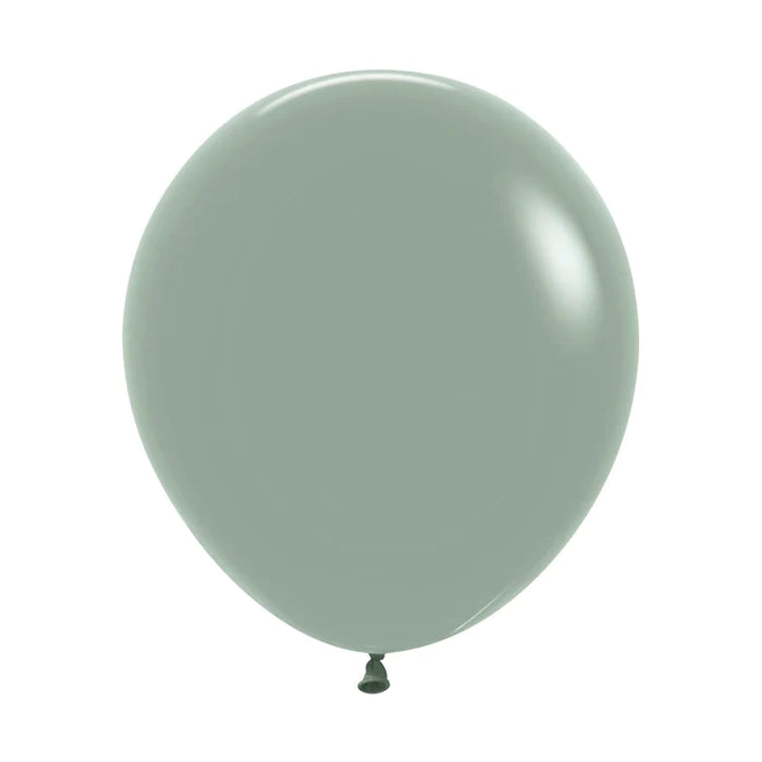 Globo Verde Laurel Pastel Dusk R18 X 6 Unidades Sempertex
