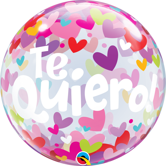 Globo Burbuja Qualatex  Love  22" Ref. 4 X 1 Unidad