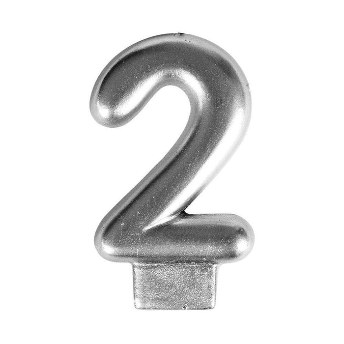 Vela Numérica Plateada #2 Sempertex