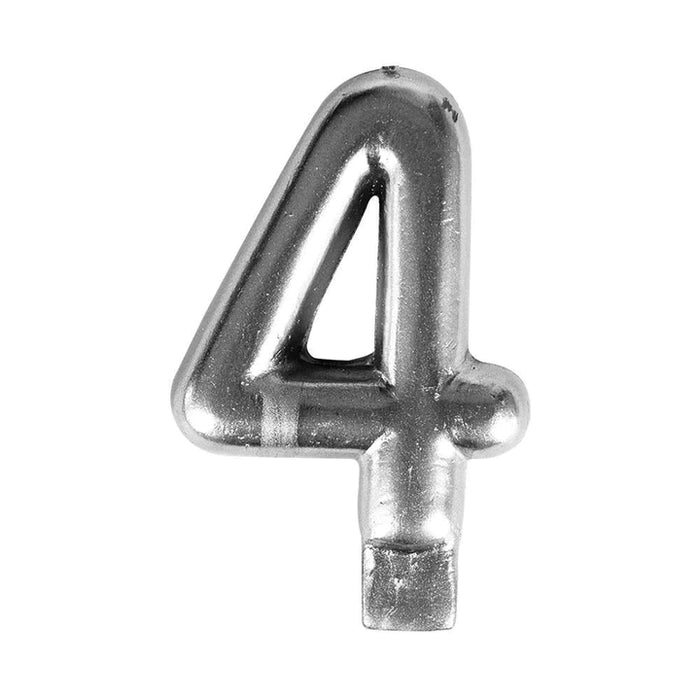 Vela Numérica Plateada #4 Sempertex