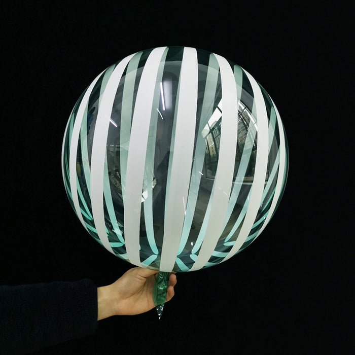Globo Burbuja Lollipop 18" Cristal Verde