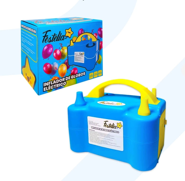 Inflador Electrico Festella Doble Boquilla de 600 Watss