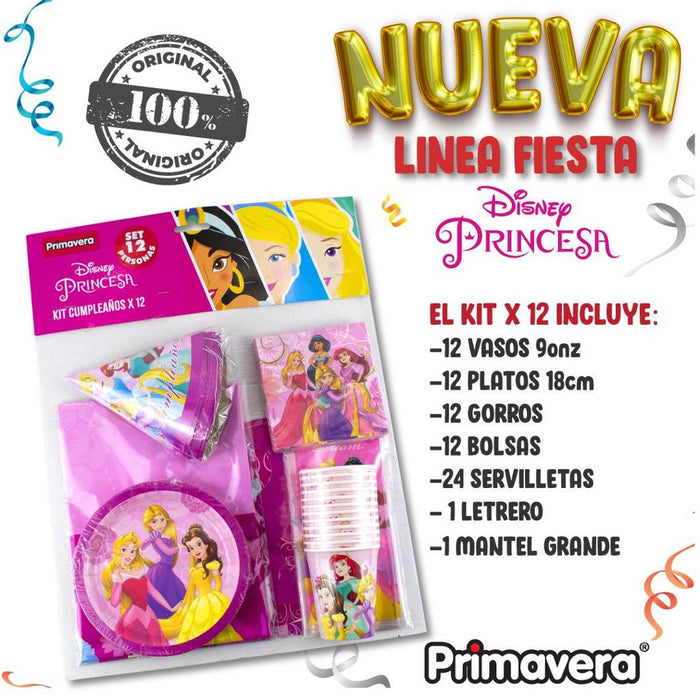 Kit De Fiesta Princesa Marca Primavera