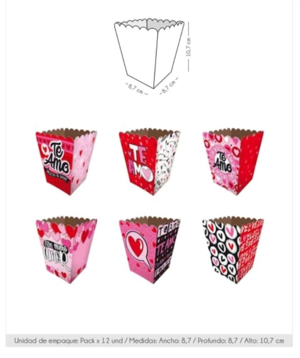 Caja Ancheta S Amor x 12 Unidades surtidas