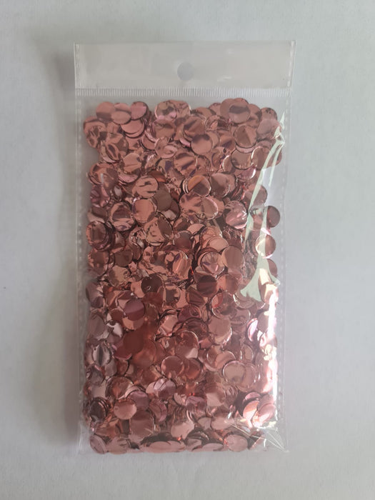 Confetti Redondo Oro Rosa 20 Gr