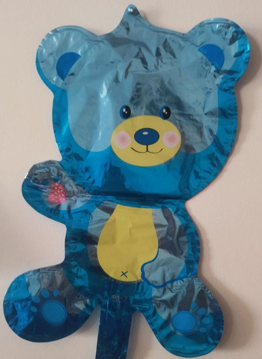 Globo Metalizado Osito Azul 18"