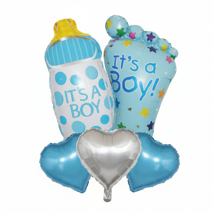 Kit de Globos Es un Niño x 5 Piezas Festella