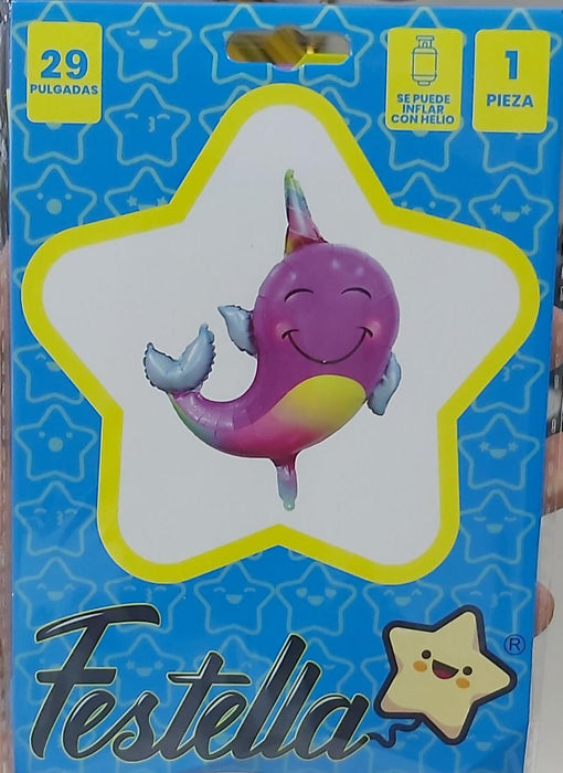 Globo Narval Festella 29"