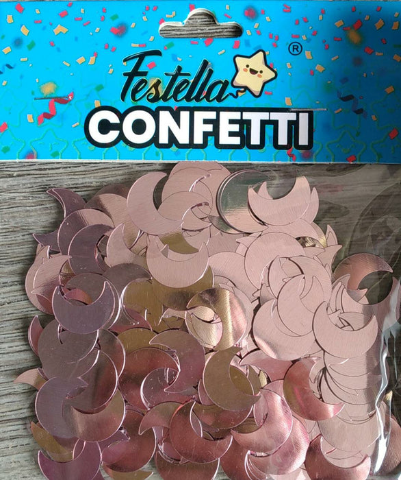Confetti Para Mesa Luna Palo De Rosa