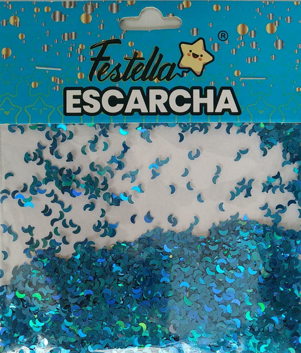 Escarcha Azul Luna Para Globo 20 Gr x 1 Unidad