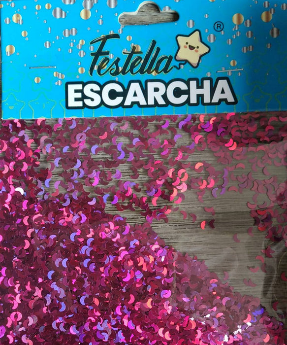 Escarcha Fucsia Luna Para Globo 20 Gr x 1 Unidad
