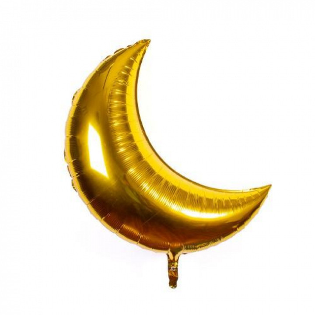Globo Luna Dorado 28" Festella