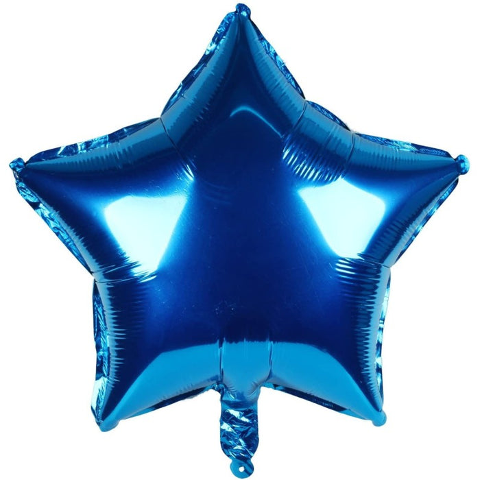 Globo Metalizado Estrella 10" Azul Festella