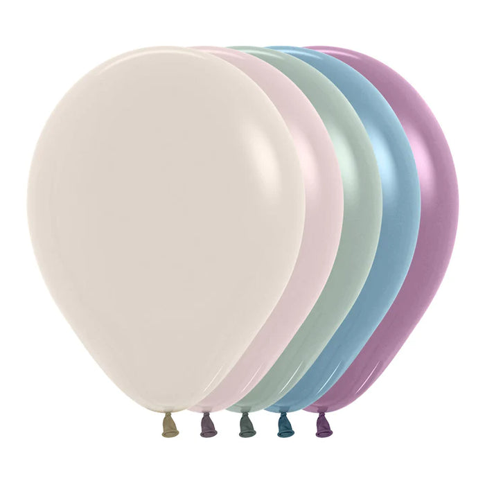 Globo Surtido Pastel Dusk R5 X 50 Unidades Sempertex