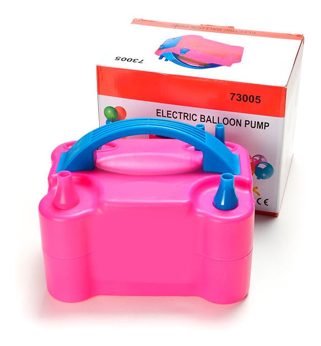 Inflador electrico de doble boquilla Rosado