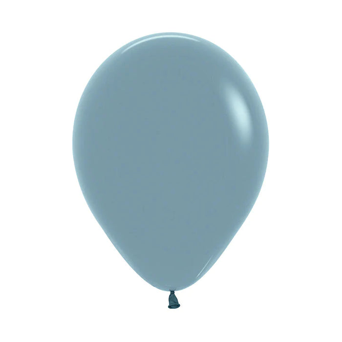 Globo Azul Pastel Dusk R12 X 50 Unidades Sempertex