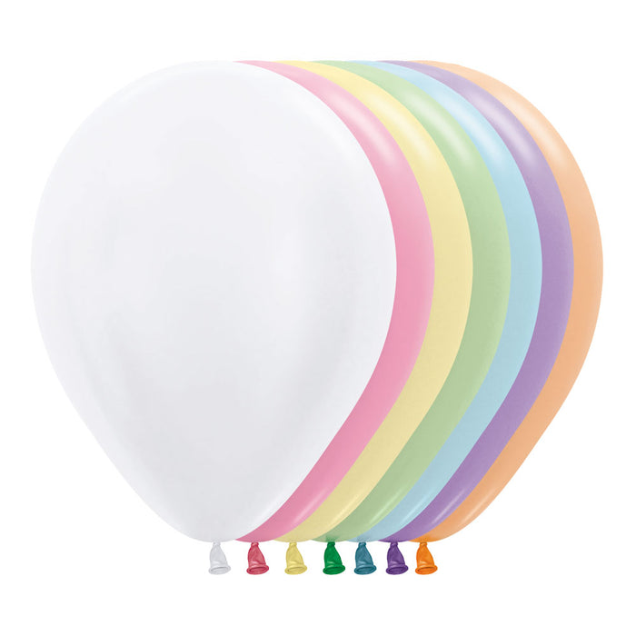 Globo Surtido Satin R9 X 50 Unidades Sempertex